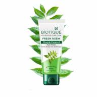 FRESH NEEM Pimple Control Face Wash, Biotique (СВЕЖИЙ НИМ Очищающий гель для умывания против акне, для всех типов кожи, Биотик), 100 мл.