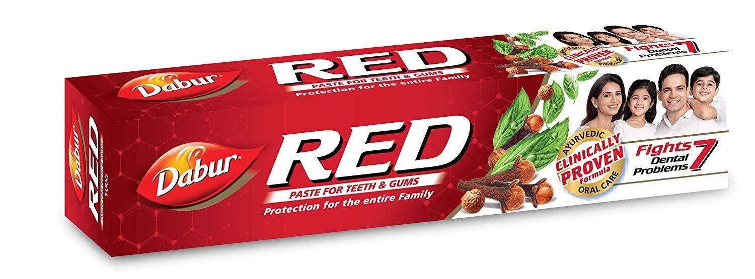 Dabur RED (Рэд зубная паста, Дабур), индийская, 100 г.