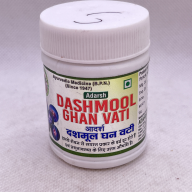 Dashmool ghan vati (очищает матку)