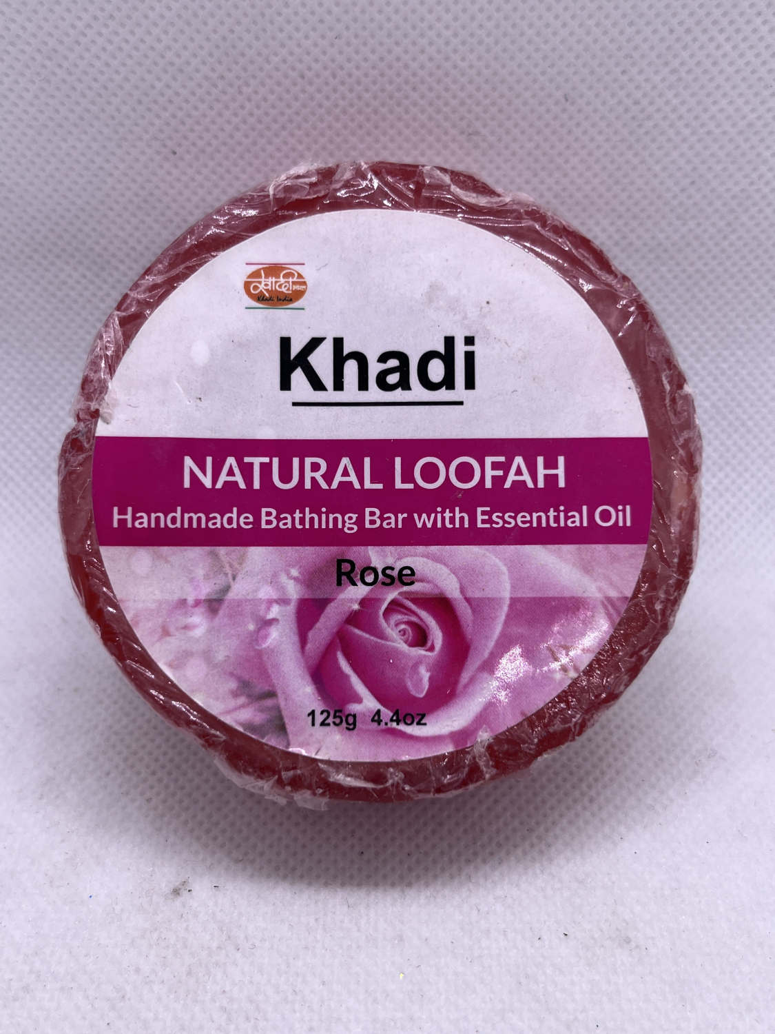 Мыло Khadi круглое 125г. Rose