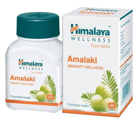 AMALAKI Immunity Wellness, Himalaya (АМАЛАКИ, Для повышения иммунитета, Хималая), 60 таб.