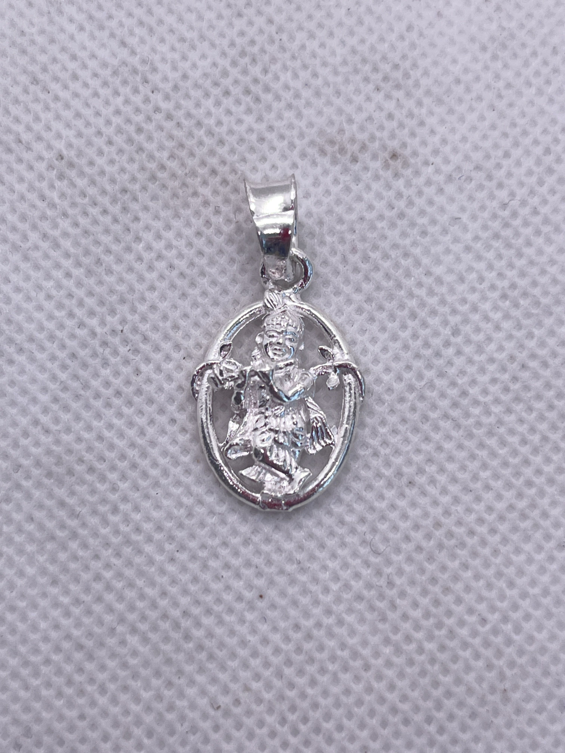 Подвеска из серебра Кришна. 2,5см. 