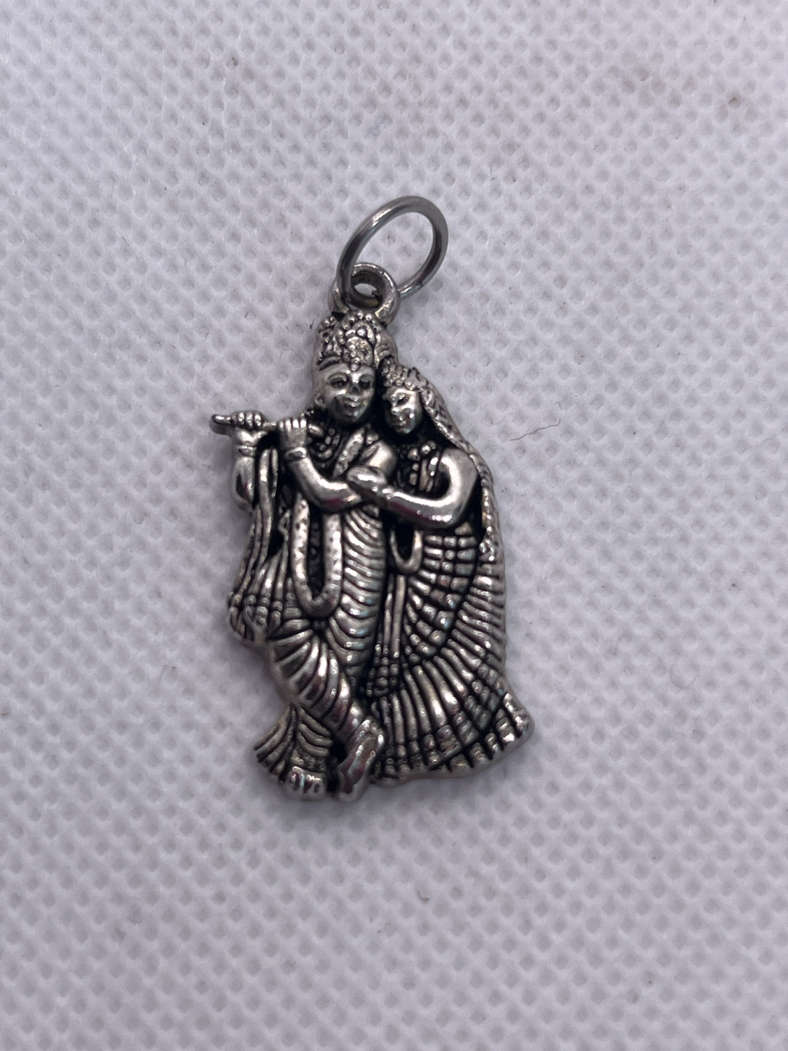 Подвеска  Радха Кришна. 3см. 
