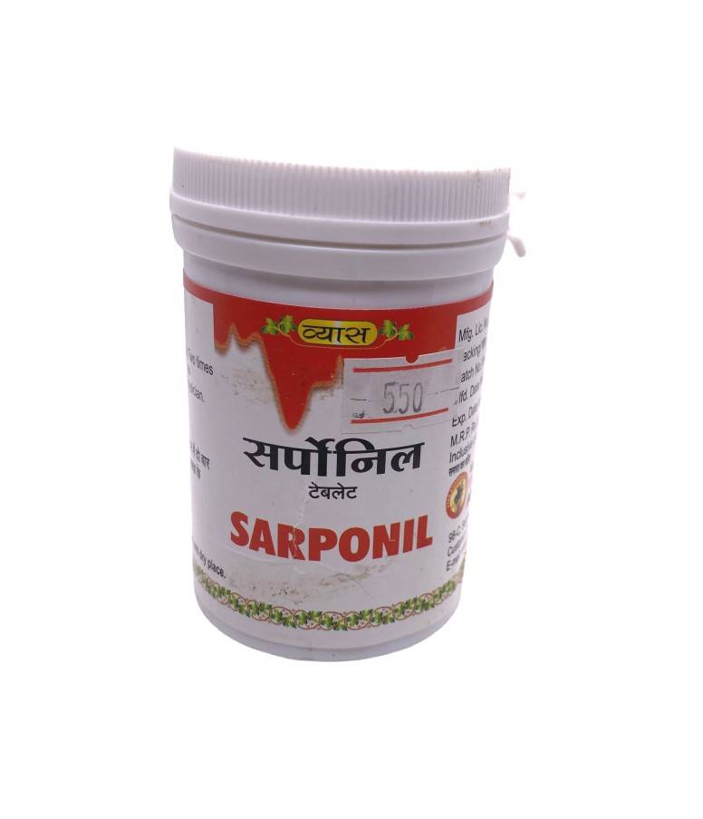 Sarponil – Препарат SARPONIL ПОМОЩЬ ПРИ ВЫСОКОМ ДАВЛЕНИИ 100 TABS VYAS