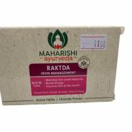 Raktda 100 таб. железодефицитная анемия Махариши Аюрведа Raktda Maharishi Ayurveda